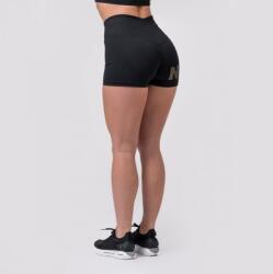 NEBBIA Intense Gold Print Black női rövidnadrág S