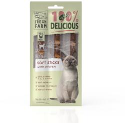 FRESH FARM Recompense pentru pisici Fresh Farm Soft Sticks cu pui 3 x 5 gr
