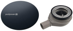 SAPHO MIRAI zuhanytálca szifon, 90mm, DN40, gun metal 72730GM (72730GM)