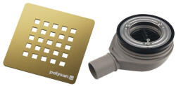 SAPHO TRENECA zuhanytálca szifon, 90mm, DN40, matt arany 84999.91 (84999.91)