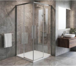 SAPHO GELCO LUXOR zuhanykabin tolóajtóval, 800x800mm, sarokbelépős GU2280CH (GU2280CH)