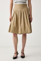 Tommy Hilfiger fustă evazată din bumbac 9BY2-SDDZWD_80X (WW0WW50140)