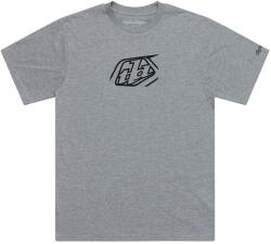 Troy Lee Designs Tricou Troy Lee Designs Badge, gray heather (2XL)