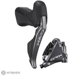 Shimano GRX Di2 ST-RX815/BR-RX810 Dual Control schimbător/frână hidr. , 11 viteze, dreapta, Flat Mount, furtun 1700 mm + plăcuțe L03A