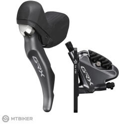 Shimano Schimbător/Frână Shimano GRX ST-RX810L/BR-RX810F stânga, 2x11, Dual Control, Flat Mount, snake. 1000 mm + plăcuțe L03A