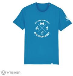 MTBIKER Tricou MTBIKER OHLEDUPLNOST CZ, albastru (XL)