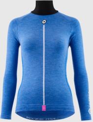ASSOS Tricou damă ASSOS Ultraz Winter LS Skin Layer P1, calypso blue (I (M))
