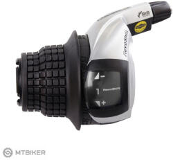 Shimano Manetă schimbător Shimano Revoshift SL-RS45, stânga, 3 viteze, argintiu