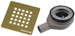 SAPHO TRENECA zuhanytálca szifon, 90mm, DN40, arany 84999.90 (84999.90)