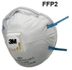 3M Semimască filtrantă 3M 8822 (FFP2 NR D) cu supapă de expirație 10 buc (7100101091)