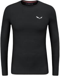 Salewa Tricou Salewa CRISTALLO WARM ALPINE MERINO, black out (48/M)