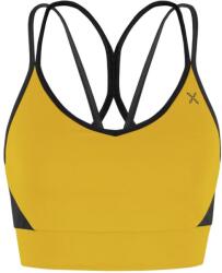 Montura Sutien Montura Crimp Cross Bra damă, mustard (S)