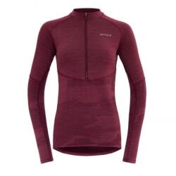 Devold Tricou Devold Standal Merino Zip Neck damă, beetroot (S)