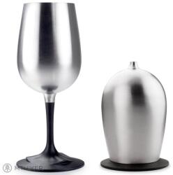 GSI Outdoors Pahar de vin GSI Outdoors Glacier Stainless Nesting Wine Glass