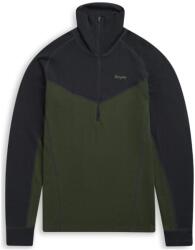Bergans of Norway Tricou Bergans of Norway Inner: dual Merino Half Zip, pine forest/dark shadow grey (L)