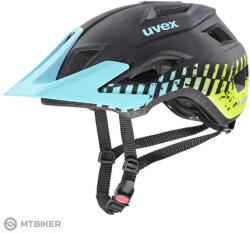 uvex Cască uvex Access Black Aqua Lime Mat (52 - 57 cm)