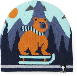 Smartwool Căciulă Smartwool Kids' Reversible Art Beanie Everyday, pacific blue (L/XL)