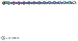 Sram Lanț SRAM PC XX1 Eagle HollowPin, 12 viteze, 126 zale, Rainbow, cu cuplă rapidă Flowlink