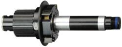 Novatec Butuc Novatec cu ax, Shimano MicroSpline, dural, cu 4 clichet, pentru butuci D902SB-B12-CL
