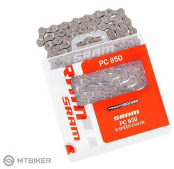 Sram PC 850 PowerLink cu 8 viteze. (114 zale) lanț, argint