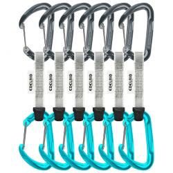 EDELRID Set expressuri EDELRID Pure Wire Set Sixpack, 10 cm, 6 buc, slate-icemint ()
