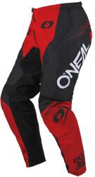 O'NEAL Pantaloni O'NEAL ELEMENT RACEWEAR, negru/roșu (34)