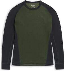 Bergans of Norway Tricou Bergans of Norway Inner: dual Merino Long Sleeve, pine forest/dark shadow grey (L)