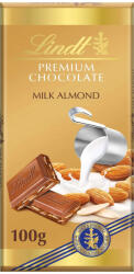 Lindt Gold Milk Almond táblás csokoládé - 100g