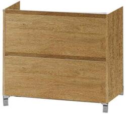 Fluminia Mobilier stativ pentru lavoar, Fluminia, Lizi, 80 cm, rovere naturale (LIZI82-RN) - klassconfort