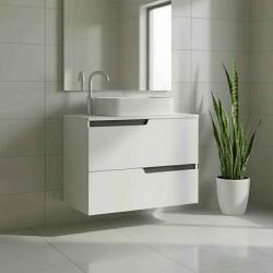 Fluminia Mobilier cu blat pentru lavoar Fluminia, Bari 60, alb mat (BARI62-T-WM-L)