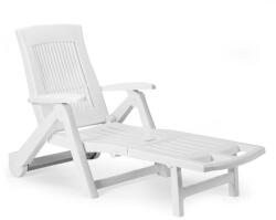 I. P. A. E-Progarden ZIRCONE kerti nyugágy, 72×195×101 cm, fehér I. P. A. E-Progarden