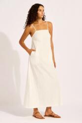 Seafolly tengerparti ruha női Gathered Strap - bézs M