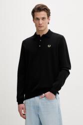 Fred Perry gyapjú pulóver - fekete M