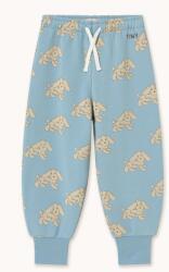 Tinycottons gyerek pamut melegítő DOGS SWEATPANT - kék 128