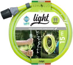  Locsolótömlő ARMADILLO SUPERLIGHT zöld "1/2-5/8" 15m (id2849)