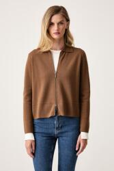 MM by Max Mara női gyapjú kardigán MMLSNACK - barna XS