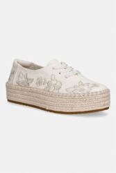 Toms espadrille platformos női VALENCIA LACE UP - bézs Női 40