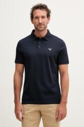 Barbour férfi pamut póló Sutton Tailored Fit Polo Shirt - sötétkék XXL