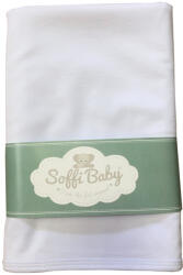 Soffi Baby Baby takaró pamut dupla fehér 80x100cm - babamarket
