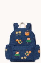 Tinycottons gyerek farmer hátizsák TINY APPLES DENIM BACKPACK - sötétkék Univerzális méret