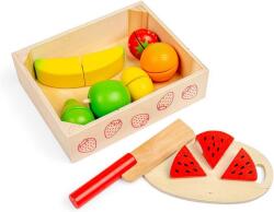 Bigjigs Toys Vágható Gyümölcsök Fa Dobozban (BJ472) - liliputjatek