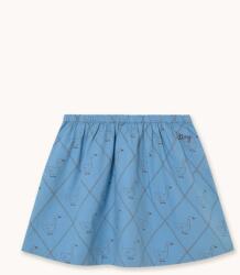 Tinycottons bővülő szoknya pamut GEESE POPLIN SKIRT - kék 116