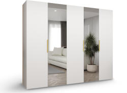  MARBELLA 2 ruhásszekrény 250x202x52 - fehér (10000014333)