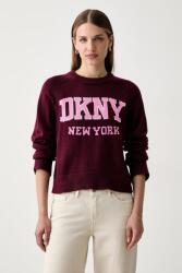 DKNY női pulóver - burgundia XL