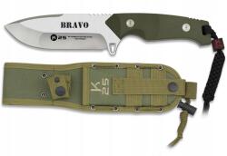 K25 Bravo Green G10 K25 kés, Satin/Brushed 7Cr17Mov (32260) (32260)