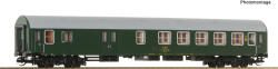 Roco 6280042 Személykocsi poggyászszakasszal, 2. o. , BDa, Y/B-70, CSD IV (9005033391560)