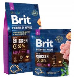 Brit Premium By Nature Felnőtt S Kicsi 8kg