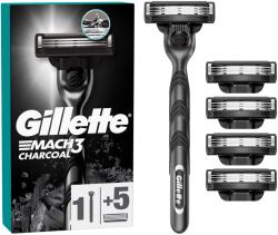 Gillette Mach3 Charcoal Férfi borotva 5 db cserefej (8700216067423)