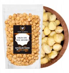 Trzy ziarna Makadámia Dió Macadamia 500g Édes Keto Ropogós Természetes Sómentes (ORZECHY MAKADAMIA 500g)