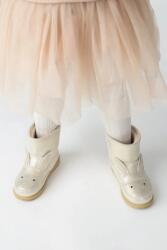Donsje gyerek télicipő bőrből Xelly Boots Bunny - ezüst 28